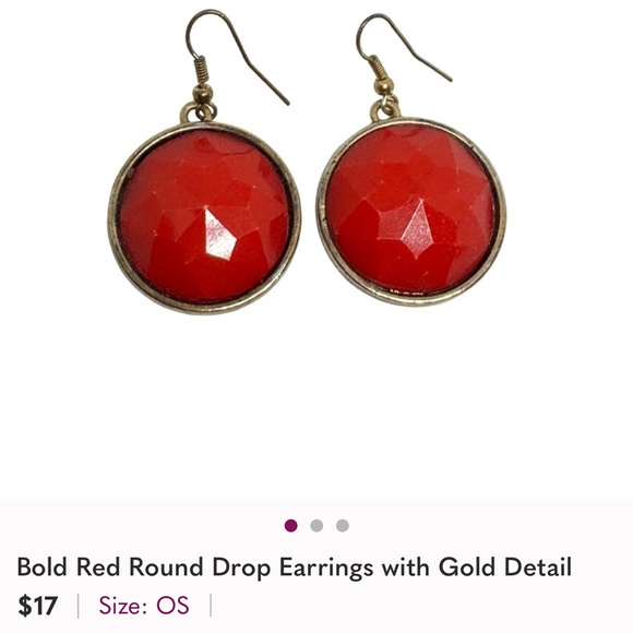 Red V-Neck Fit and Flare Mini Dress | M | Styleword Summer Dress - Picture 8 of 8